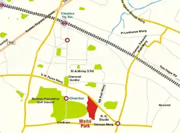 Hiranandani Chembur location map, Maitri Park, Chembur